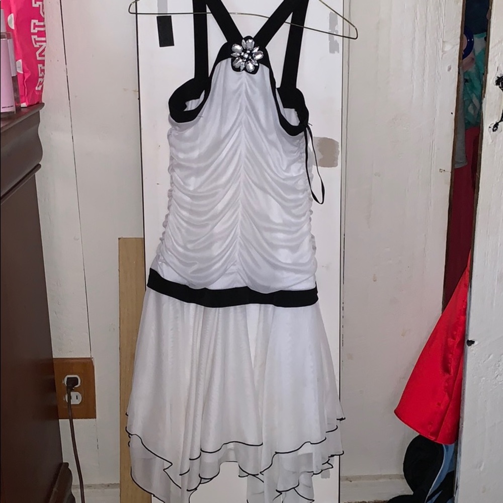 Ally b black and white dress size 16 girls